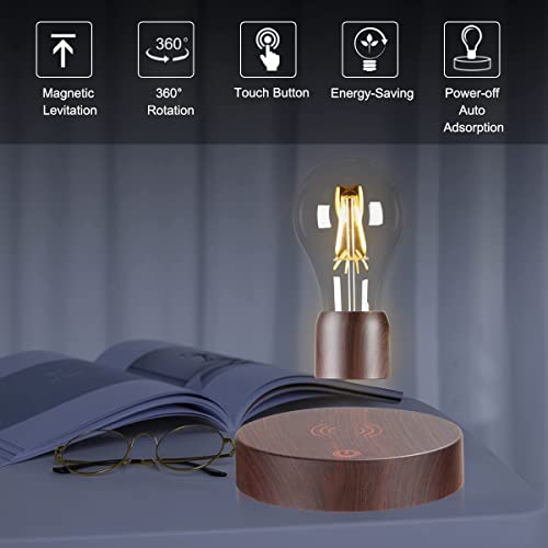 MAGNETIC LEVITATING LIGHT BULB